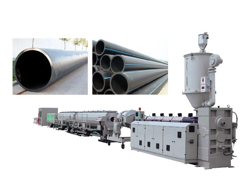 HDPE large diameter hollow wall winding pipe production line